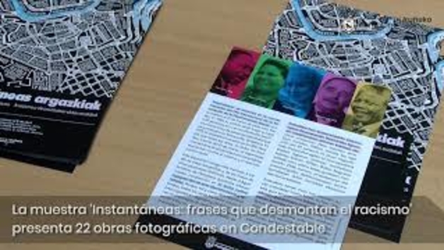 Vídeo de la exposición "Instantáneas: frases que desmontan el racismo"