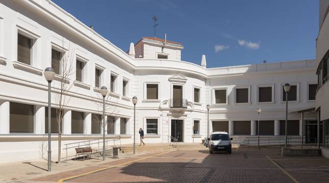 Estado actual del céntrico edificio Lestonnac de Tudela, tras las obras de reforma llevadas a cabo.