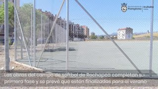 Nuevo campo de softbol en la Rochapea