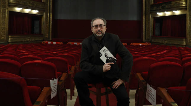 Foto del dramaturgo pamplonés Víctor Javier Iriarte Ruiz.