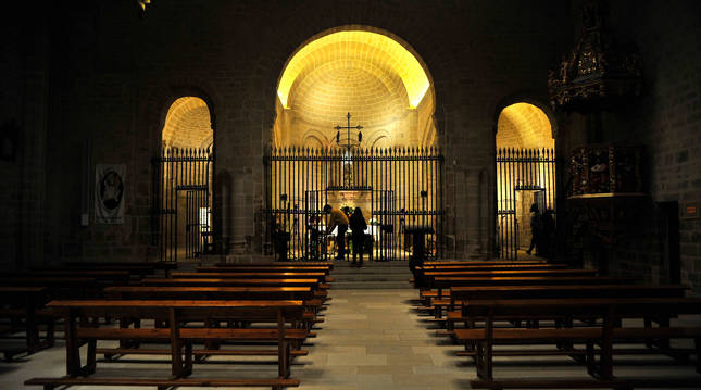 Foto de la parroquia de Ujué.