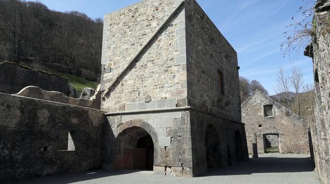Fotos de la restauración de la Fábrica de Armas de Orbaizeta