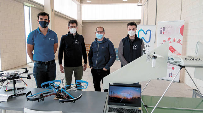 Una 'ITV' para drones amplía los horizontes en el Ctel de Estella
