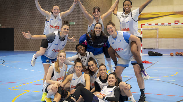 Las jugadoras del Osés Construcción Ardoi afrontan la fase de ascenso desde este jueves en el pabellón Europa de Leganés (Madrid).