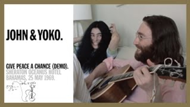Primer vídeo de 'Give Peace A Chance' de John Lennon y Yoko Ono