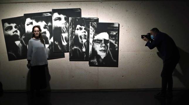 Fotos de la presentación de la exposición de Ana Teresa Ortega en el MUN
