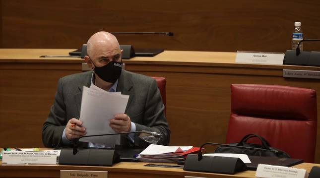 Foto de José María Aierdi, vicepresidente del Gobierno de Navarra.