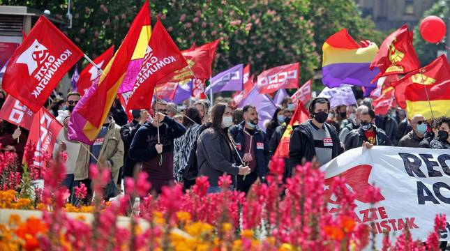 Manifestaciones por el 1 de Mayo de Pamplona