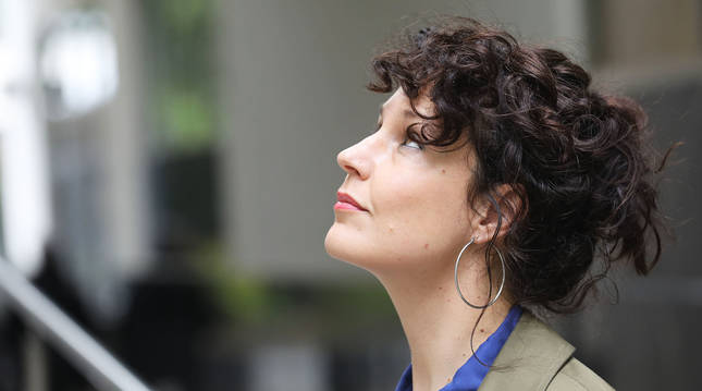 Sabina Urraca, que en 2019 participó en la primera edición de Letraheridas, este jueves 13 de mayo en Pamplona-