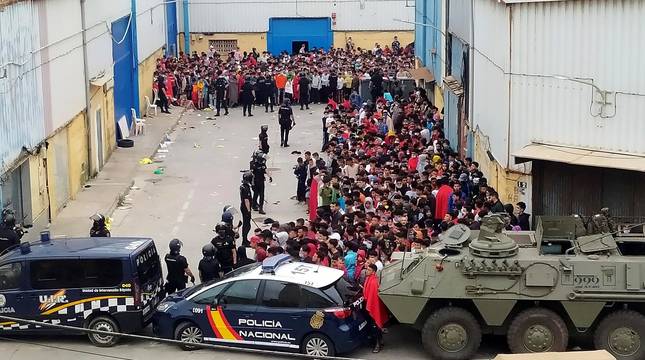 Crisis migratoria en Ceuta