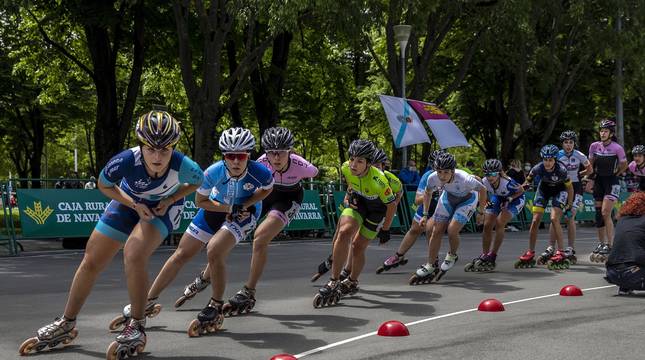 Fotos del Campeonato de España de patinaje de velocidad júnior y senior en Antoniutti