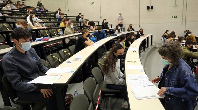 EvAU 2021 en la Universidad Pública de Navarra (UPNA)