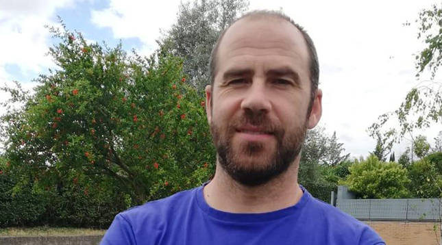 El agricultor Iván Flamarique.