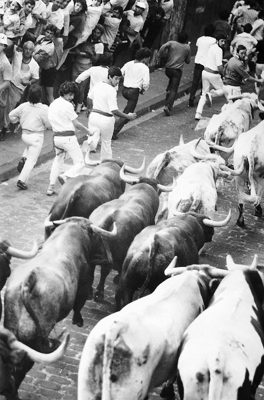 Galería Encierros de los años 80 Diario de Navarra