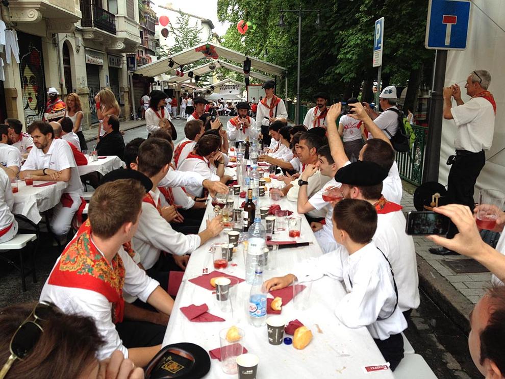 Almuerzo San Fermín 2014 | Diario de Navarra