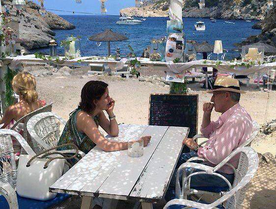 Barcina y Pizarro en Ibiza