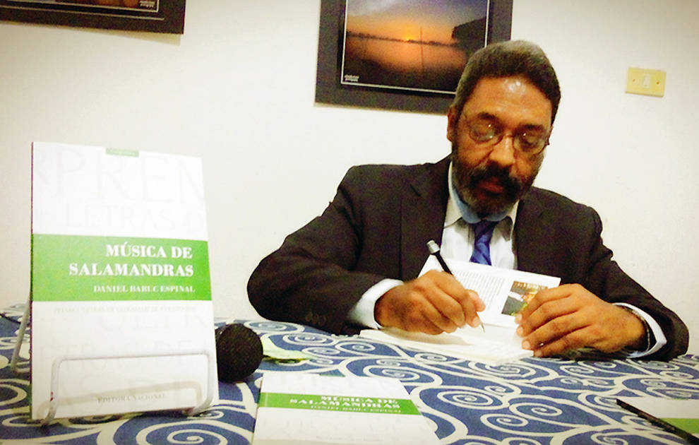 El escritor Daniel Baruc, candidato al premio Príncipe de Viana de la Cultura.