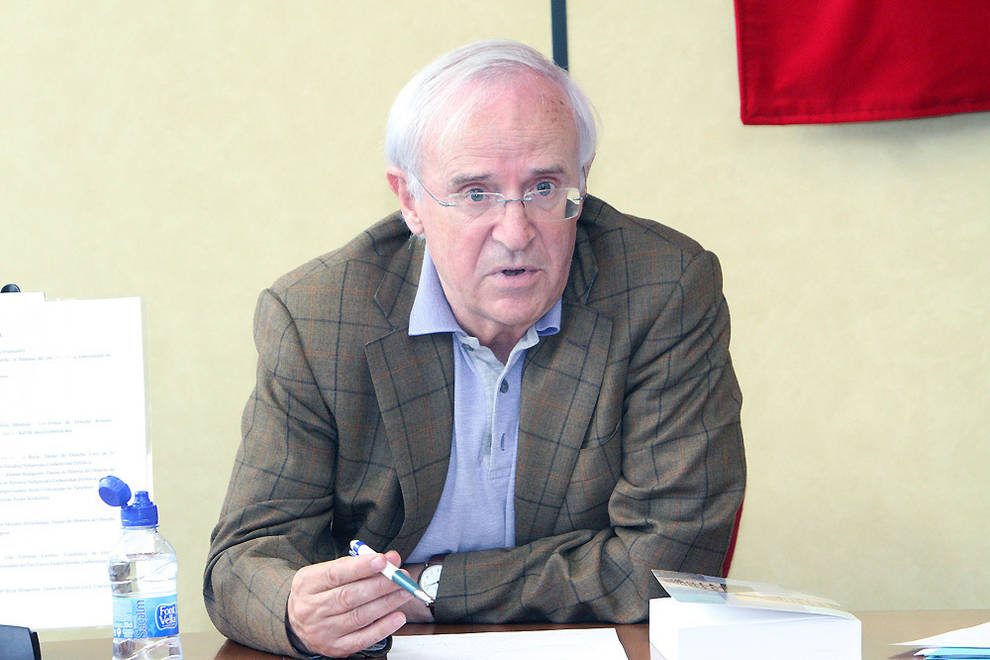 Gregorio Monreal, candidato al Premio Príncipe de Viana de la Cultura.