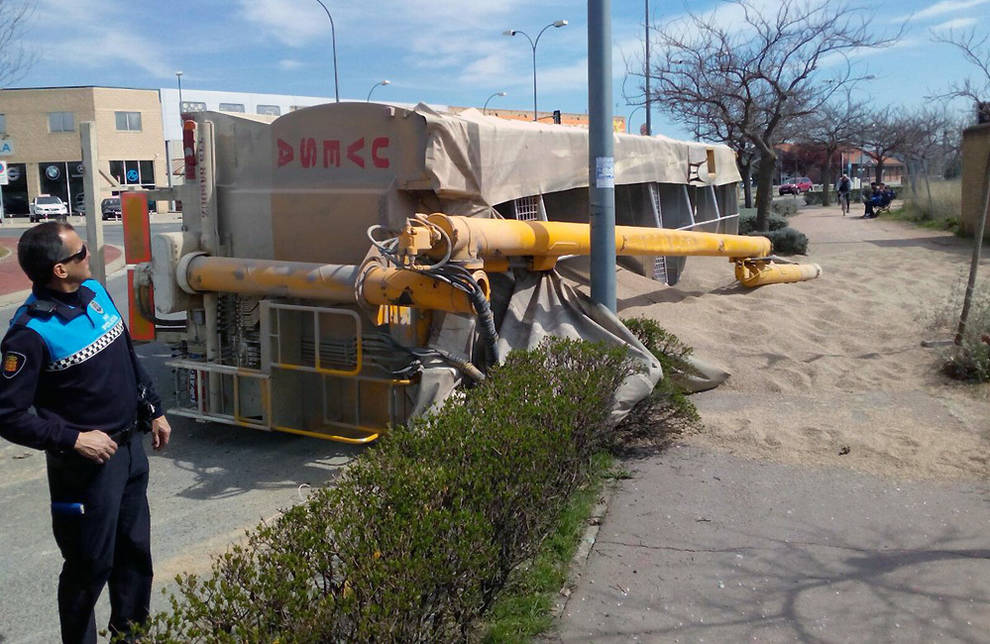 Accidente en Tudela