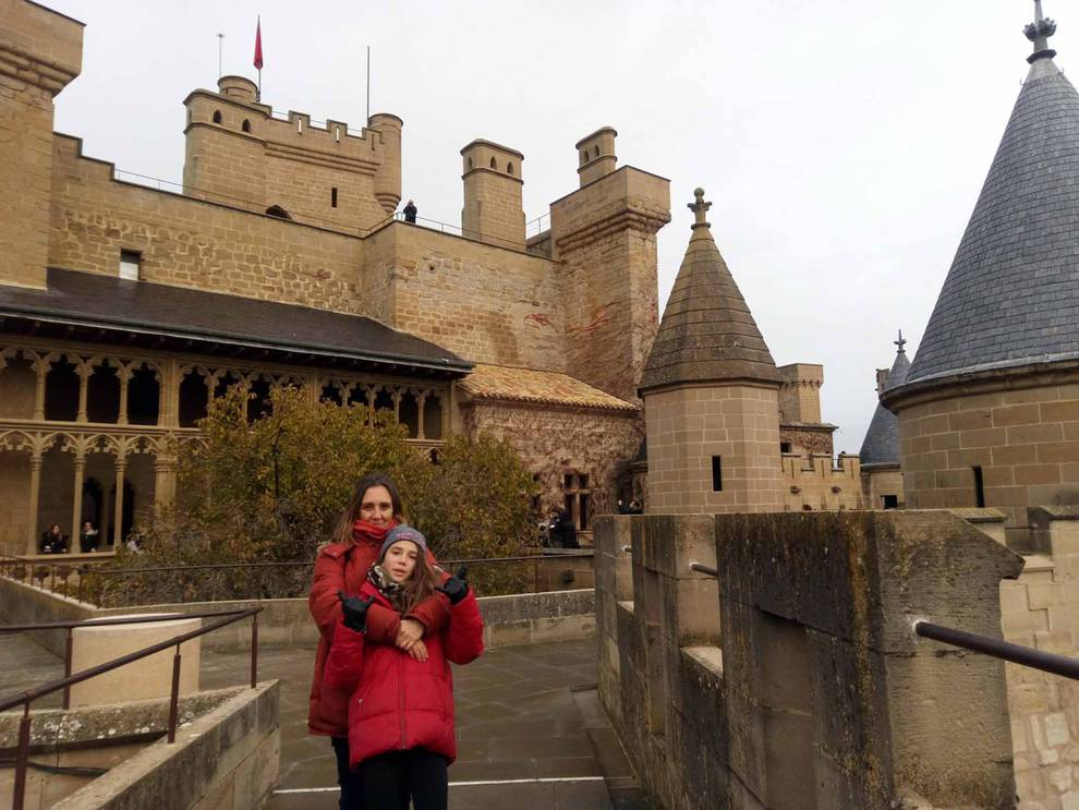La madrileña Silvia Loriente es una profesional del intercambio de casas. Ha recorrido España, Bélgica, Irlanda... El pasado diciembre estuvo con su marido, sus padres y su hija en Navarra