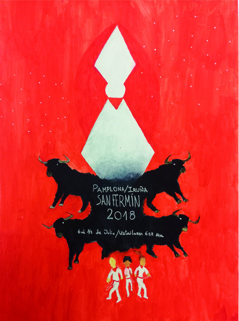 Nicolás Martínez Basterra gana el XIII Concurso infantil de carteles de San Fermín
