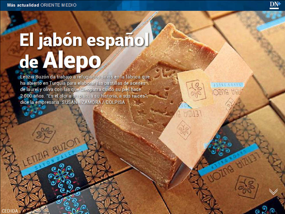 El secreto del jabón español de Alepo, en el Diario DN+. Diario de Navarra El secreto del jabón español de Alepo, en el Diario DN+. Diario de Navarra