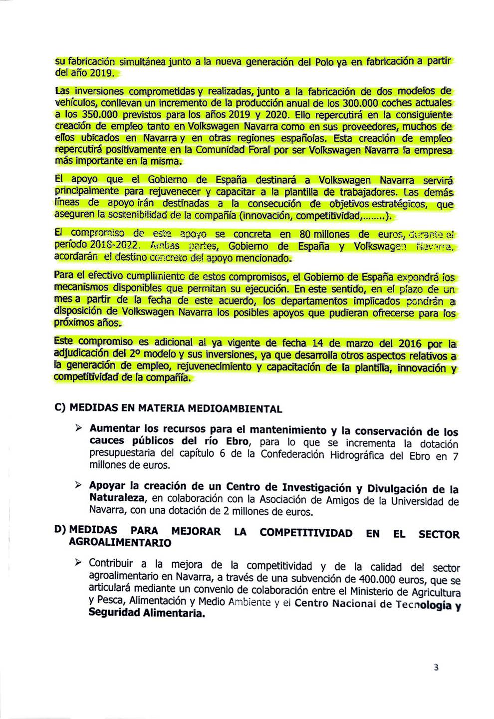 Acuerdo Volkswagen: de firmado a puesto en el alambre