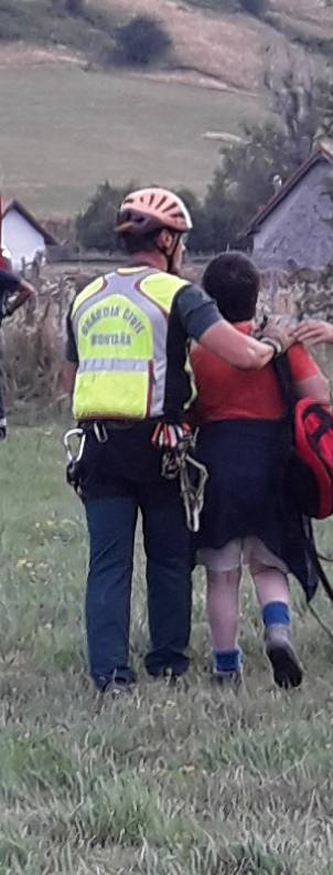 Rescatada en Larra en una operación de alto riesgo