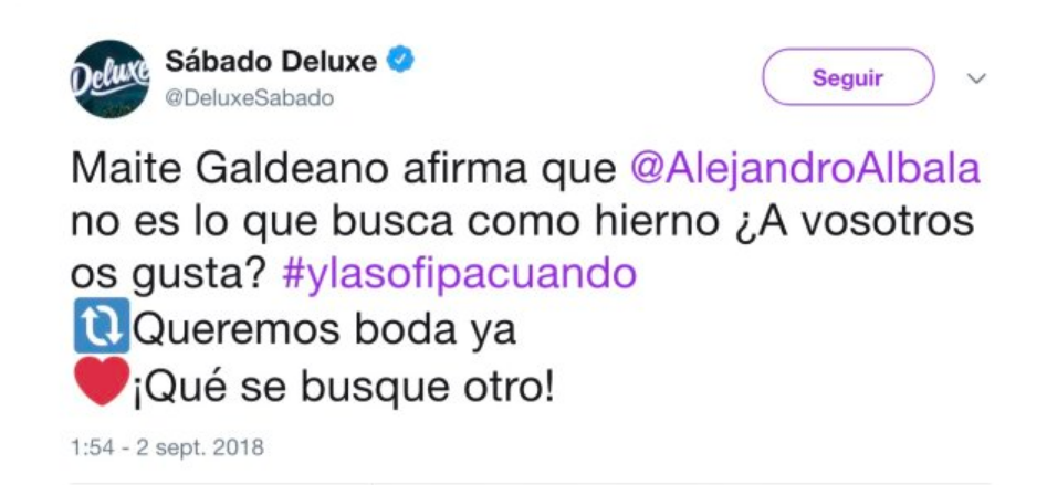 Esta es la falta de ortografía de Sábado Deluxe que ha sorprendido a los tuiteros