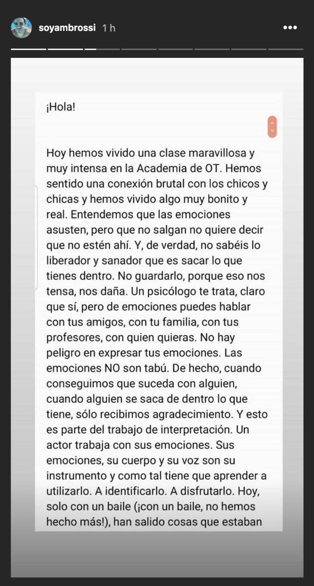 Los Javis responden a las críticas recibidas tras su clase en OT 2018