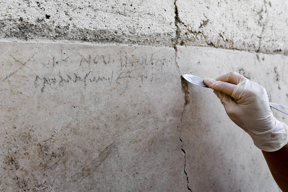 La historia de Pompeya cambiará en los libros por una inscripción de hace 2.000 años