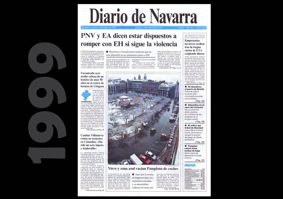 Imagenes De La Hemeroteca Visual Del Once De Enero Diario De Navarra