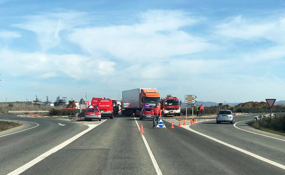Dos heridos graves y un detenido tras un accidente en Caparroso