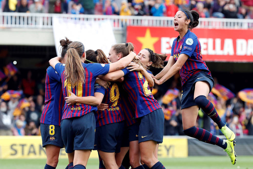 El Barcelona, primer equipo femenino español en la final de Champions |  Noticias de Fútbol en Diario de Navarra