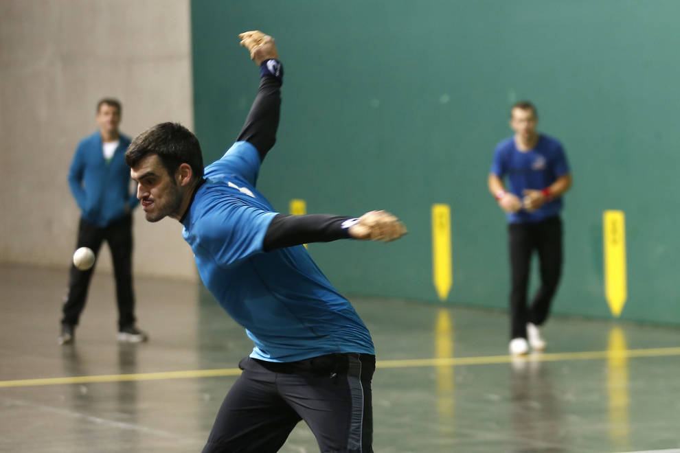 Ezkurdia y Altuna se han entrenado en el Navarra Arena