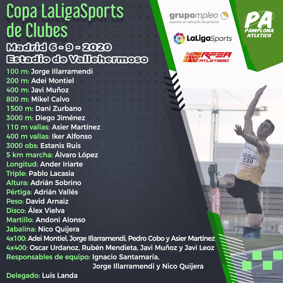 Los dos equipos del Grupompleo Pamplona Atlético, a la Copa de España