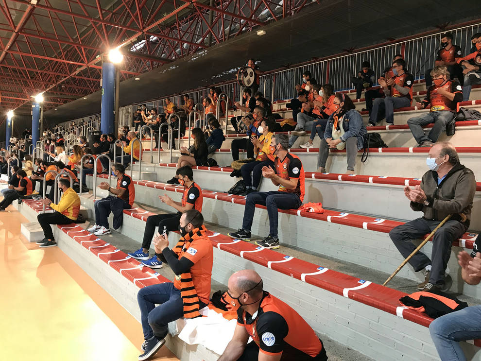 Una vuelta extraña, pero segura al Ciudad de Tudela para el equipo y aficionados