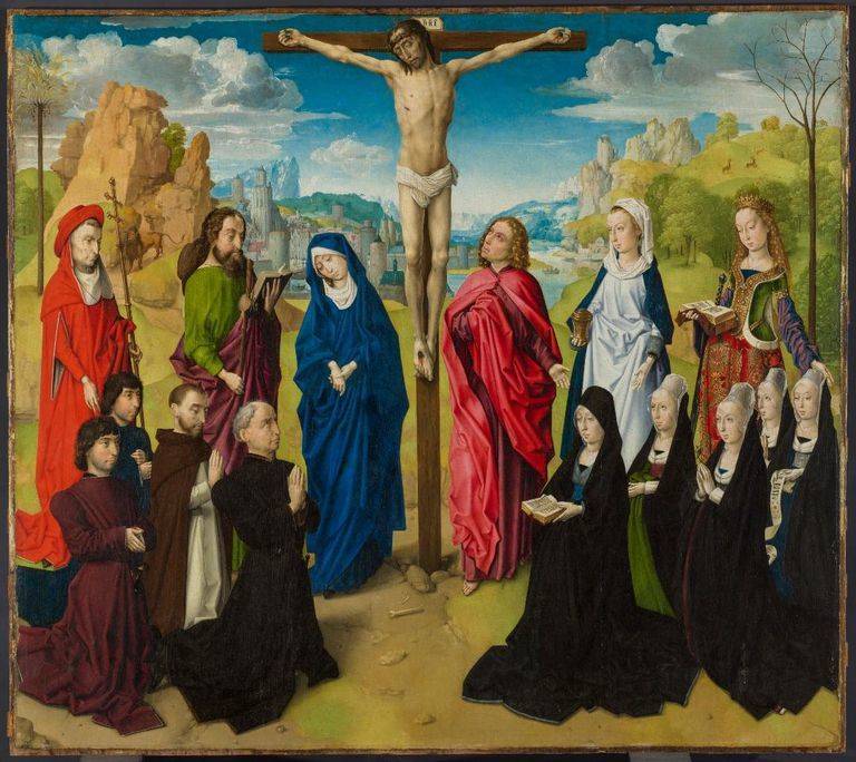 Imagen de la obra Calvario de santos y donantes