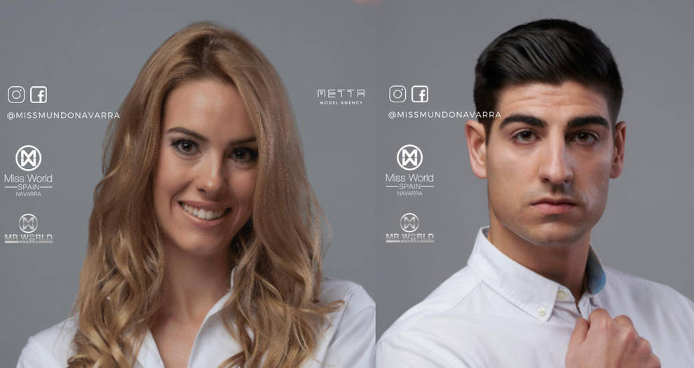 Laura Etayo y Sergio Martinez, elegidos Miss & Mr World Navarra 2021