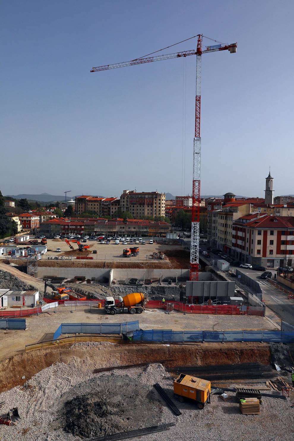 Fotos de las obras en el solar de Salesianos, en Pamplona ...