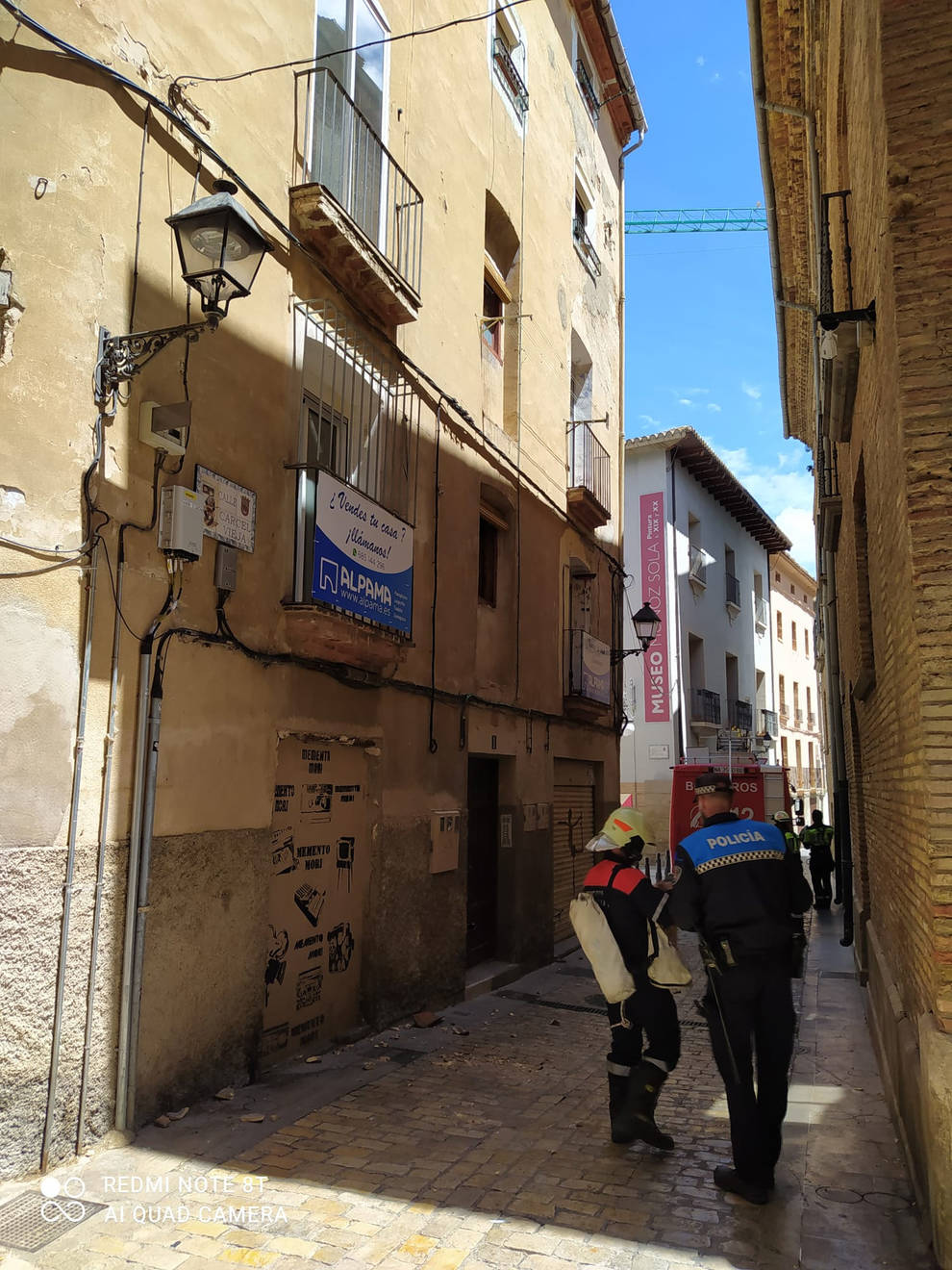 Sanciondo tras simular que iba a saltar al Ebro desde un puente en Tudela
