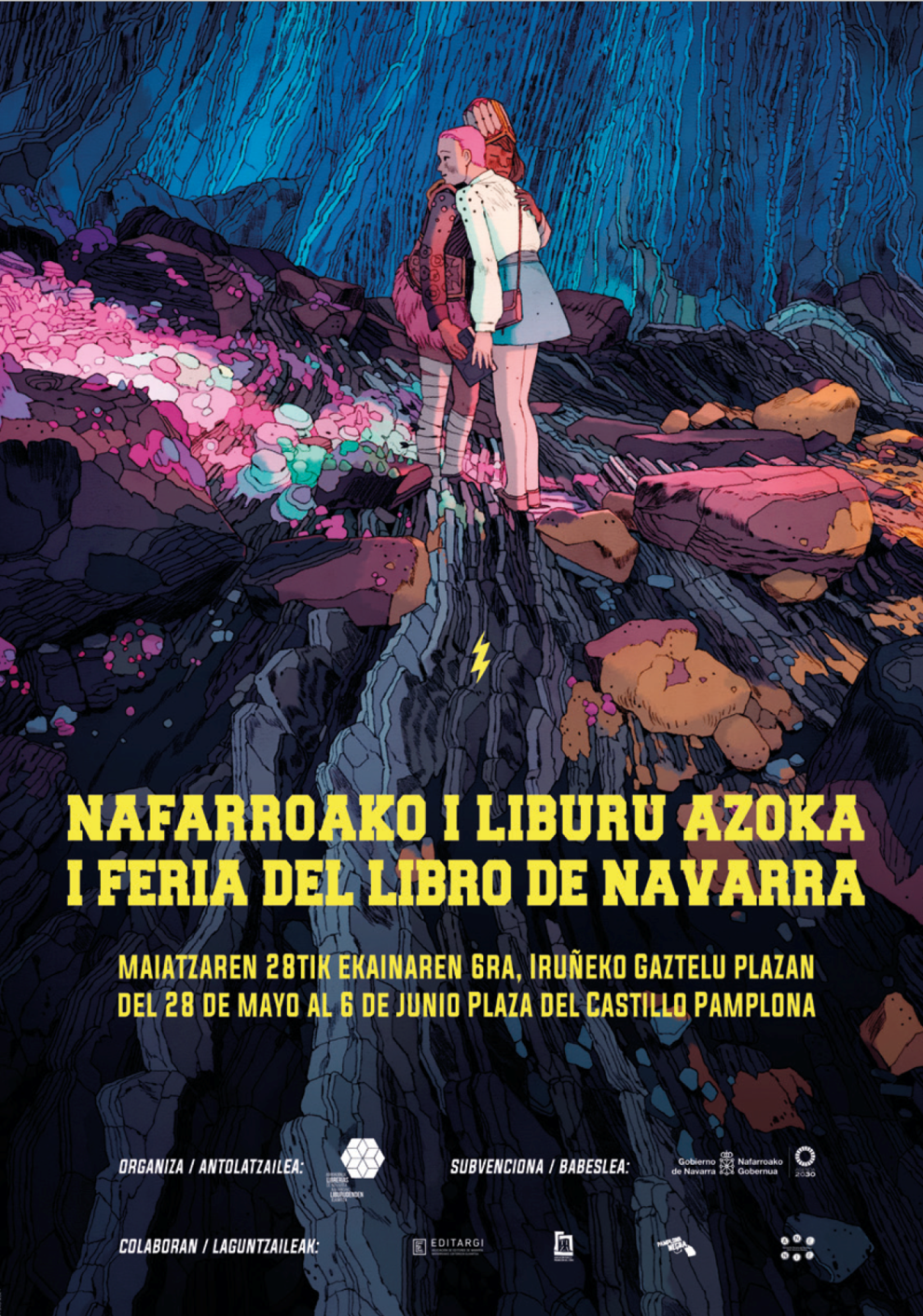 La I Feria del Libro de Navarra tendrá lugar del 28 de mayo al 6 de junio