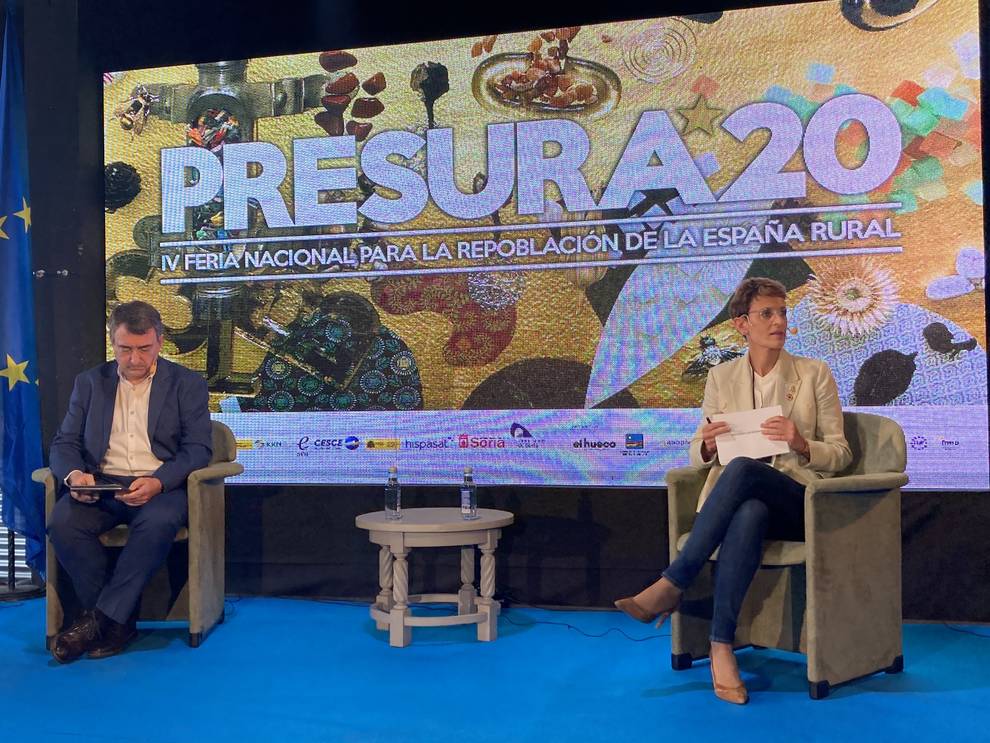 Chivite apuesta por la innovación como fórmula frente a la despoblación