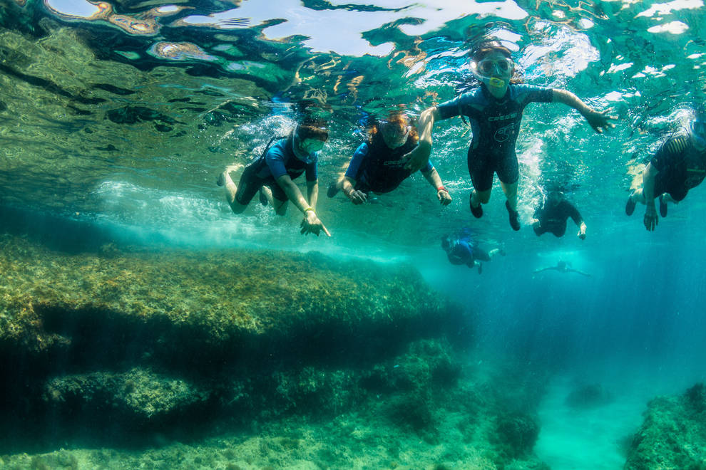 Fotografía snorkel Terres de lEbre