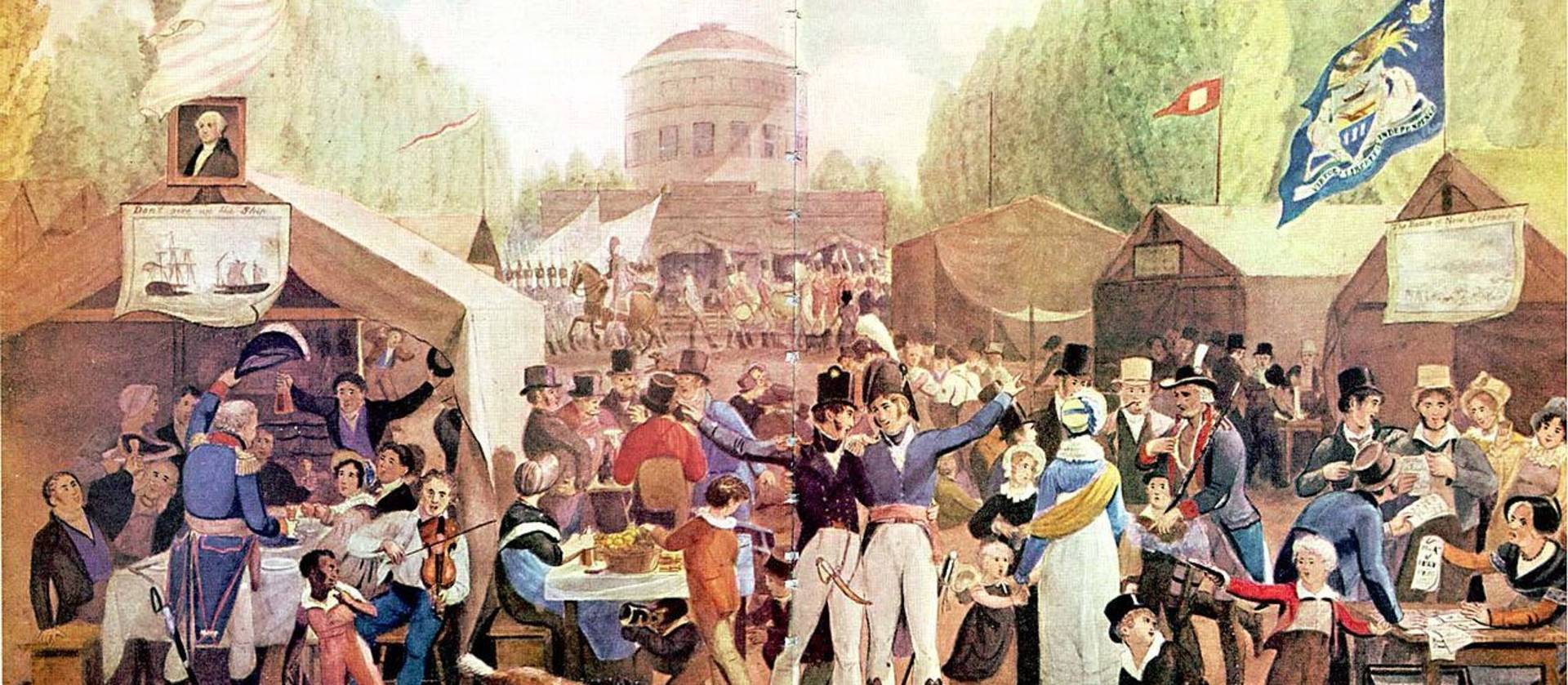 Celebración del 4 de julio de 1819.