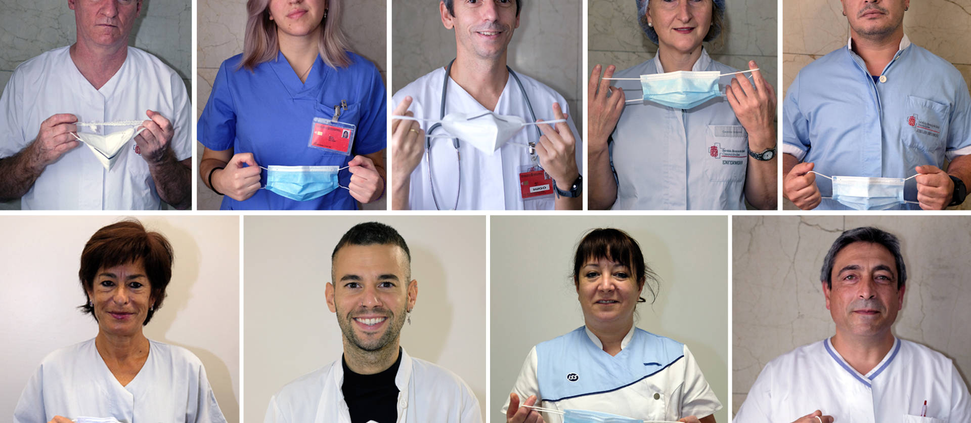 José Javier Lorza, María Ramos, Íñigo Les, Camino Induráin, Ángel Muñoz, Susana Fernández, Mikel Jorajuría, Mar Ruiz y Manuel Rey.