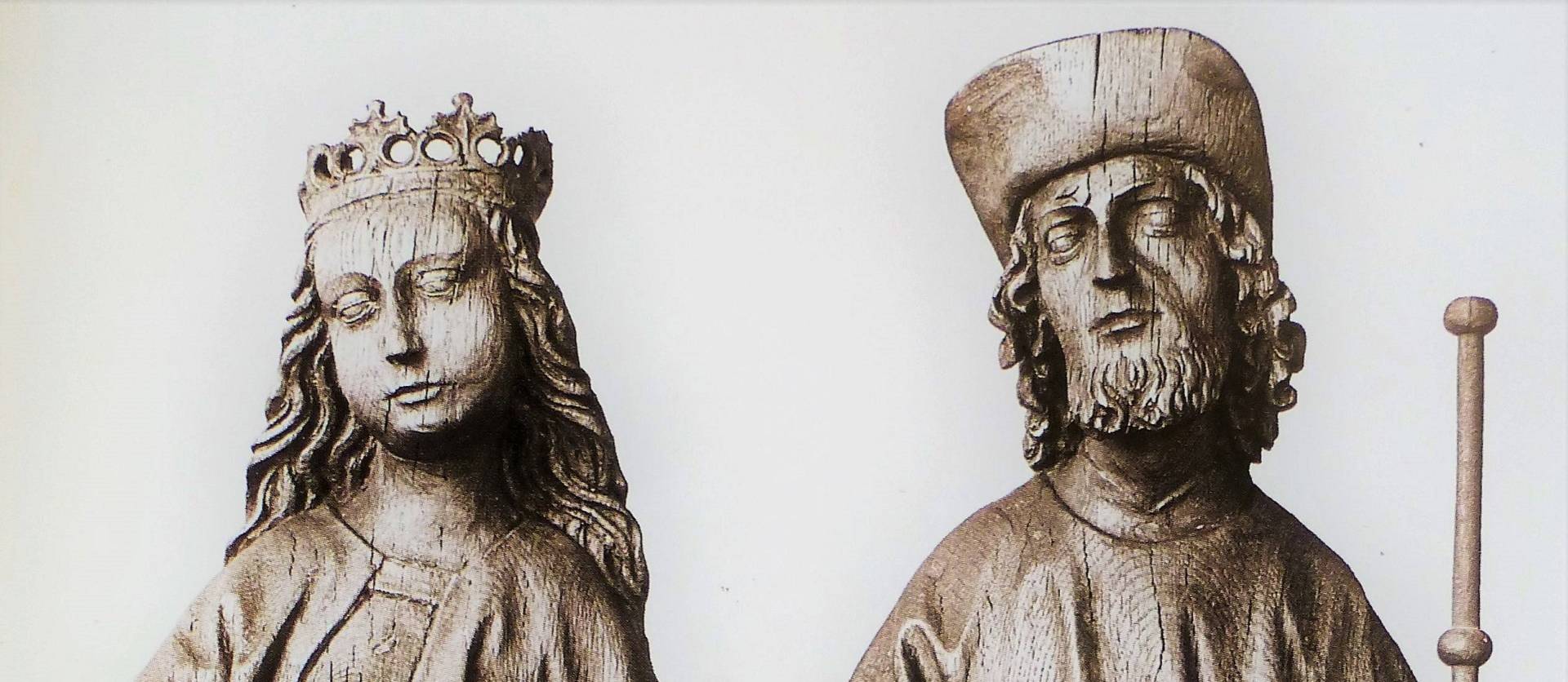 Imágenes de Santa Brígida y Santiago. Siglo XVI.