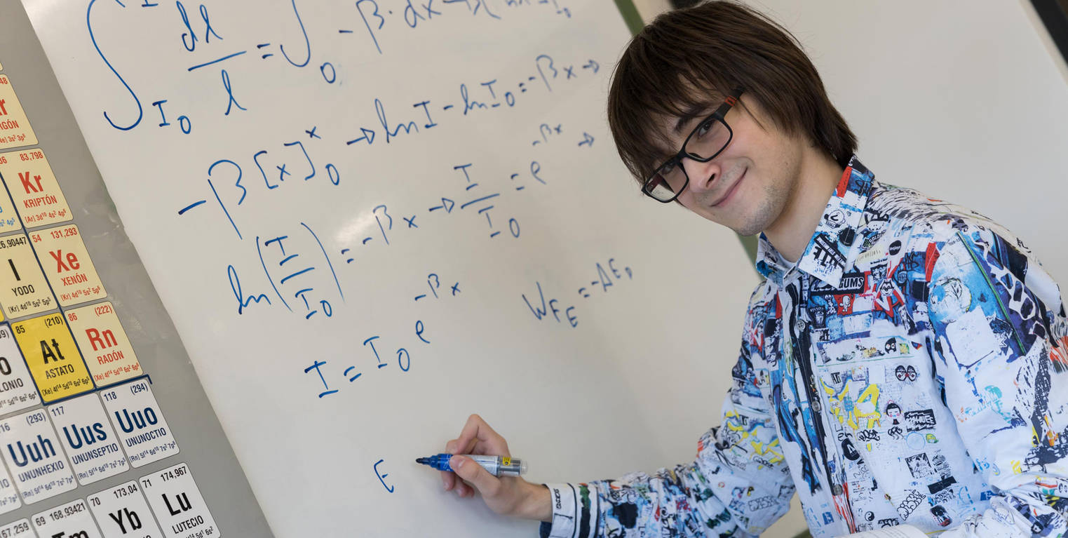 Adrián Álvaro Bueno, estudiante del IES Benjamín de Tudela.